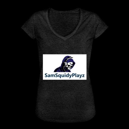 SamSquidyplayz skeleton - Women's Vintage T-Shirt