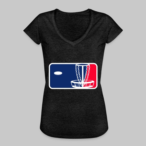 Major League Frisbeegolf - Naisten vintage t-paita