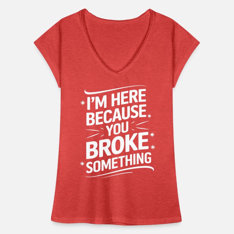 Technischer Support Computerfreak Nerd Frauen Vintage T-Shirt