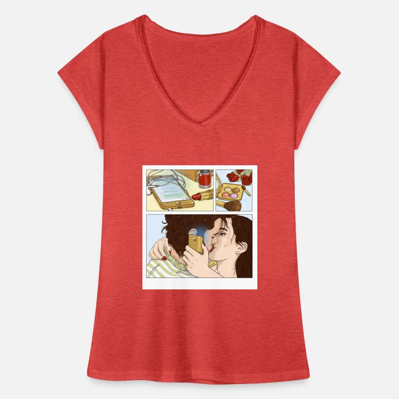Comic Frauen Vintage T-Shirt