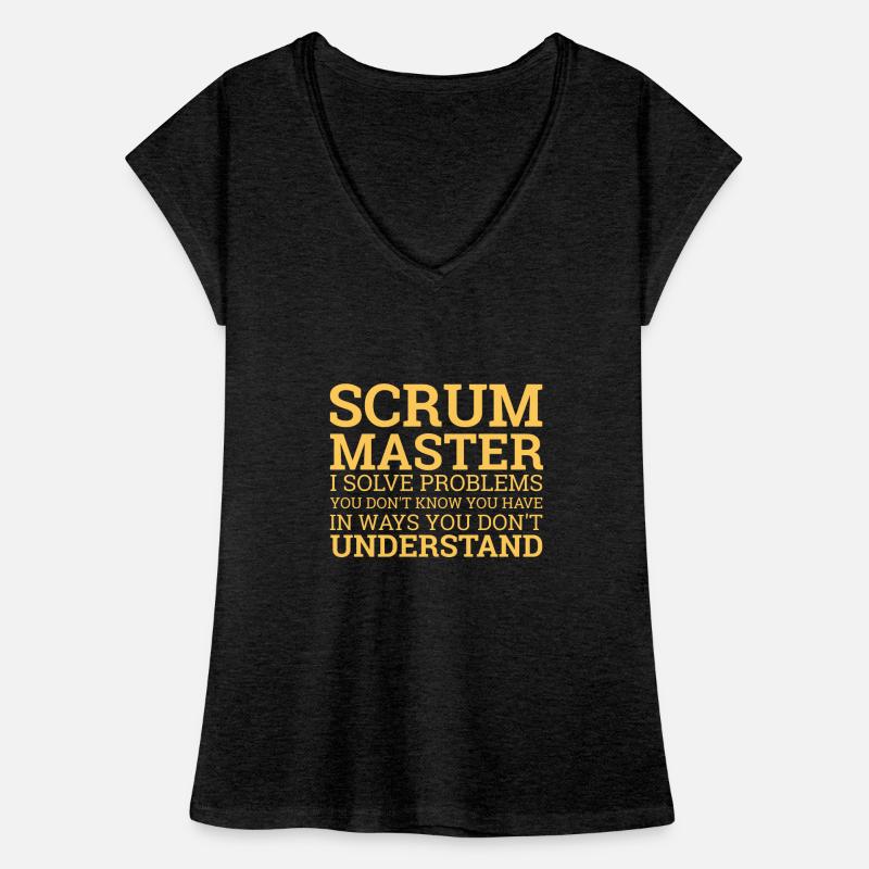 « Scrum Master » | Programmeurs T-shirt vintage Femme