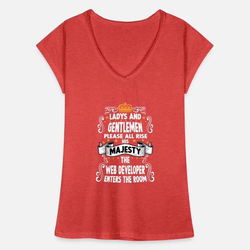 web developer T witziges Spruch Motiv Webdeveloper Frauen Vintage T-Shirt