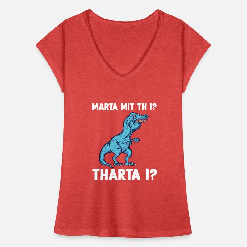 Marta oder Martha T-Rex Dinosaurier Meme Frauen Vintage T-Shirt