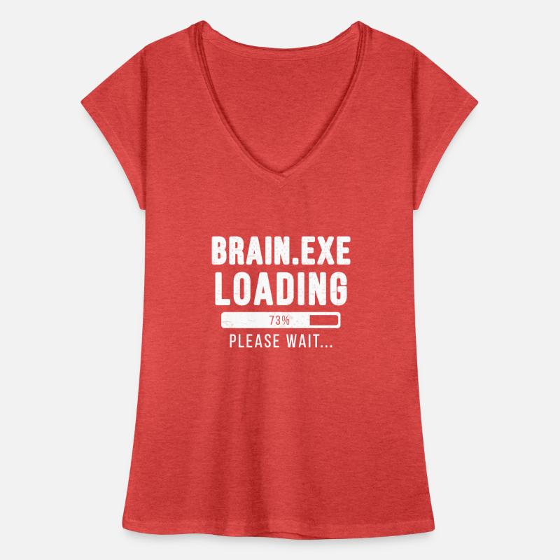 Brain exe loading ... please wait! | Brain exe Women's Vintage T-Shirt