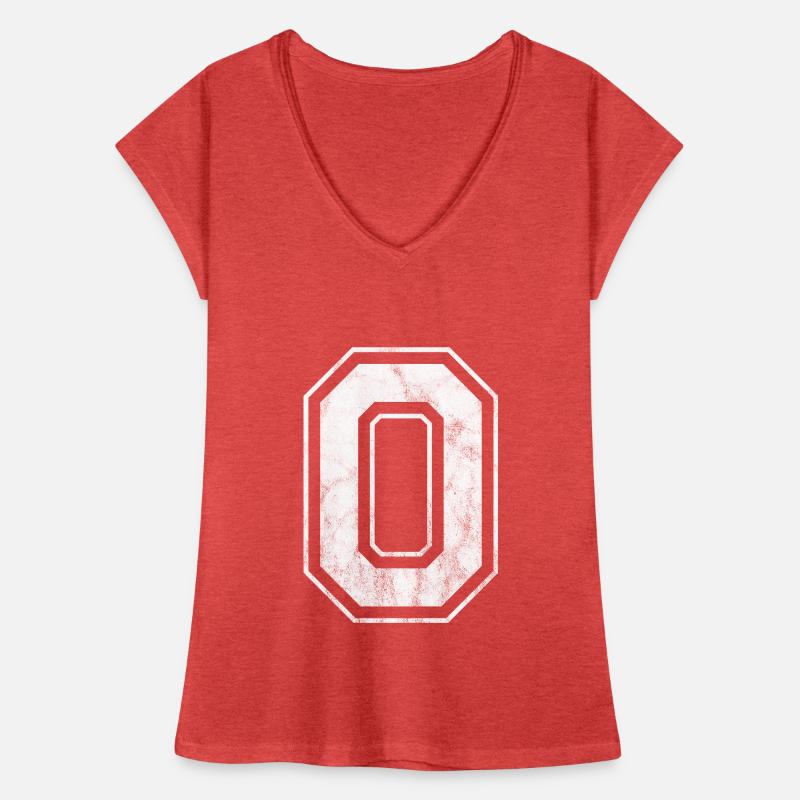 Numéro 0, zéro T-shirt vintage Femme