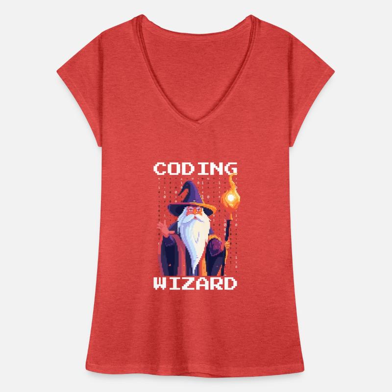 CODING WIZARD Coder Programmer Developer Humor Women's Vintage T-Shirt