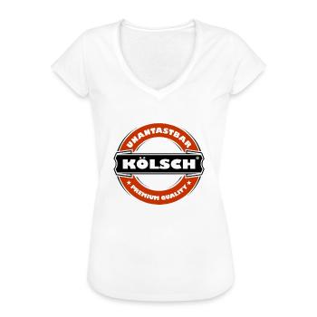 Unantastbar Kölsch - Frauen Vintage T-Shirt - Anthrazit - Vorne - Danielle (179cm)
