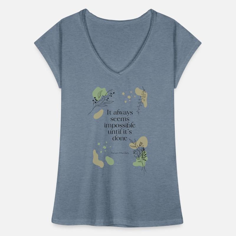 impossible until it's done Frauen Vintage T-Shirt
