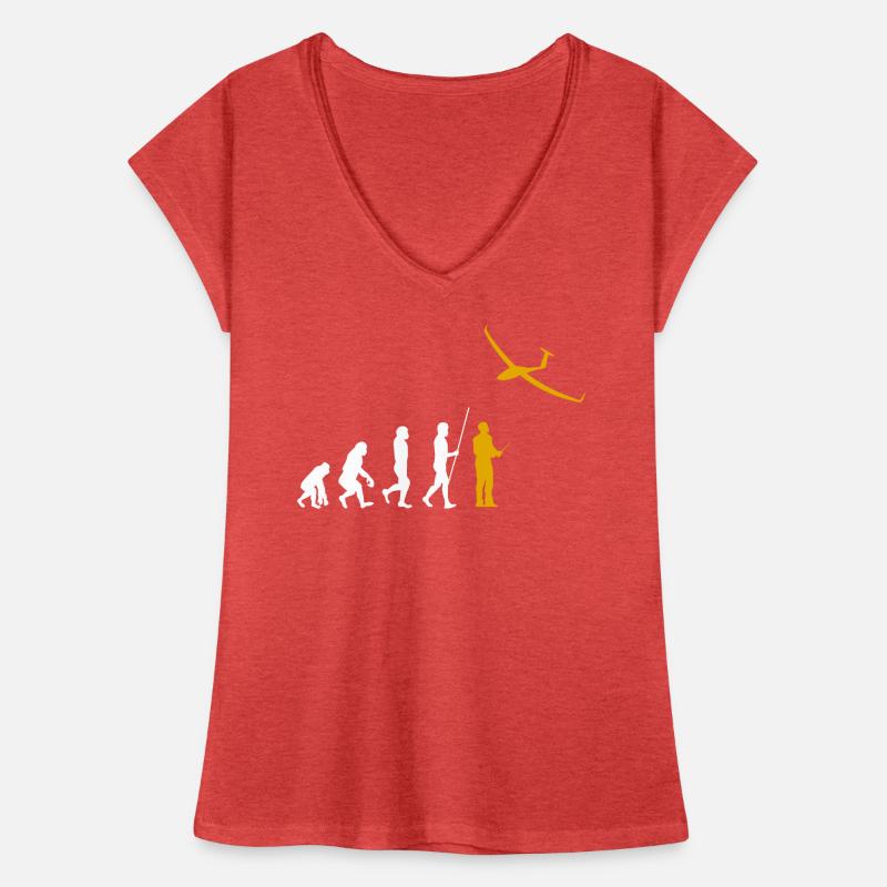 Evolution RC Segelflugzeug Ferngesteuert Modellbau Frauen Vintage T-Shirt