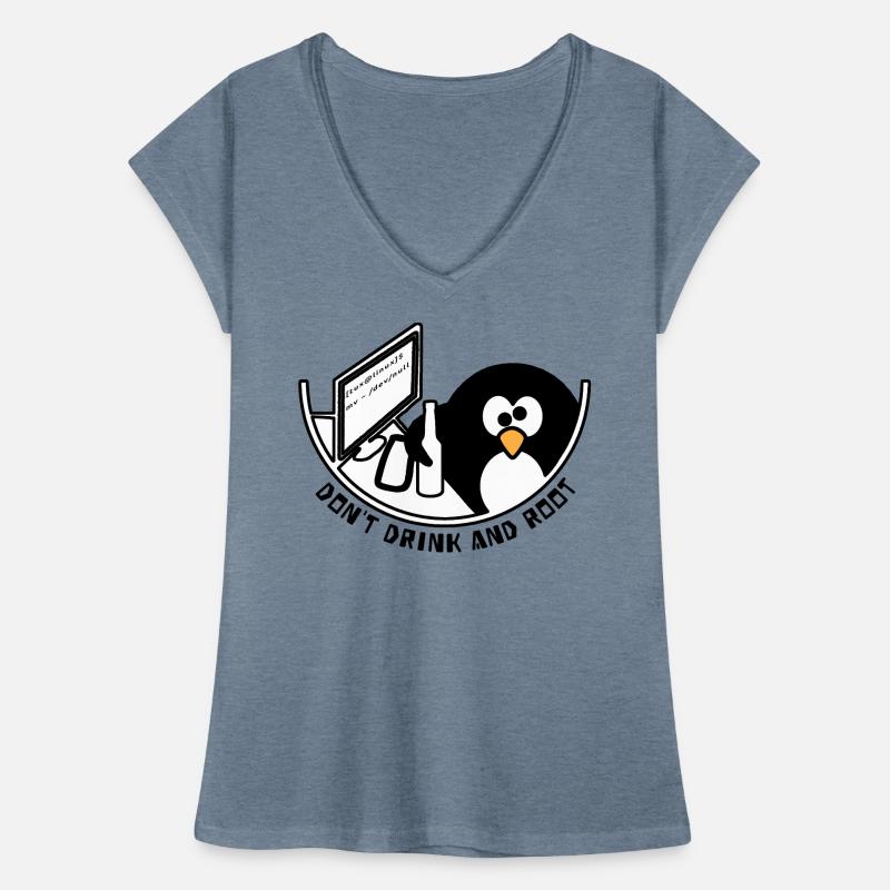 Linux Tux /dev/null Frauen Vintage T-Shirt