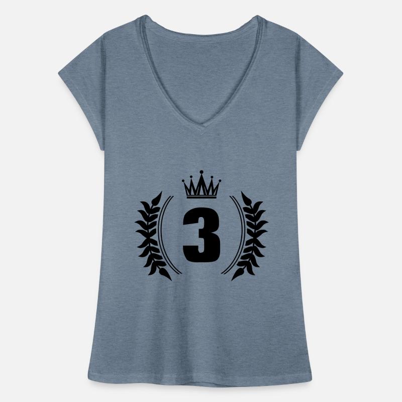 nummer 3 Frauen Vintage T-Shirt