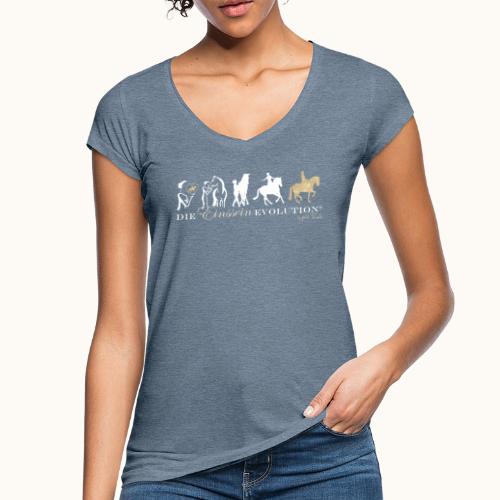 Einssein Evolution wg22 - Frauen Vintage T-Shirt