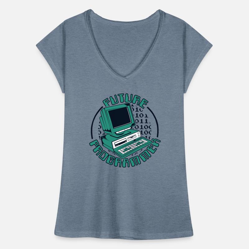 Future Programmer Softwareingenieur Developer Frauen Vintage T-Shirt