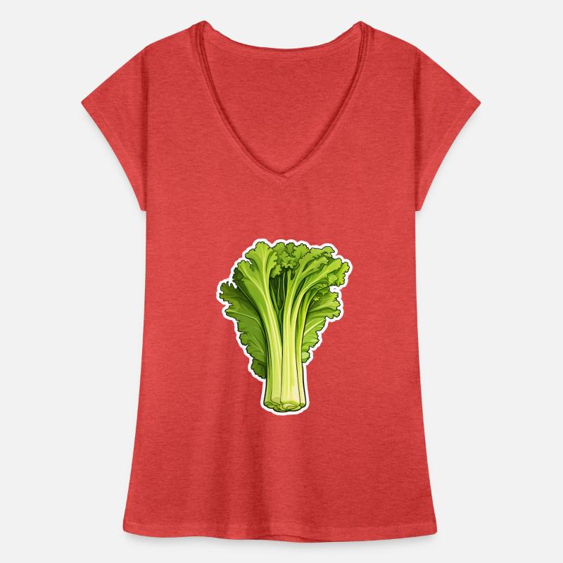 Stangensellerie oder Staudensellerie Frauen Vintage T-Shirt
