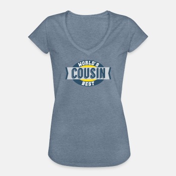World's Best Cousin - Vintage T-shirt for women