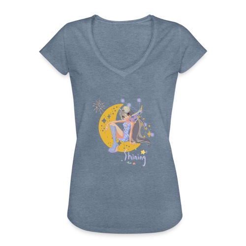 fairy star - T-shirt vintage Femme