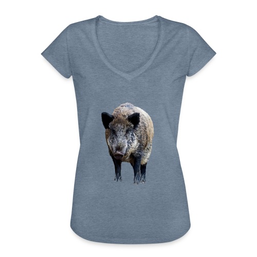 Wildschwein - Frauen Vintage T-Shirt