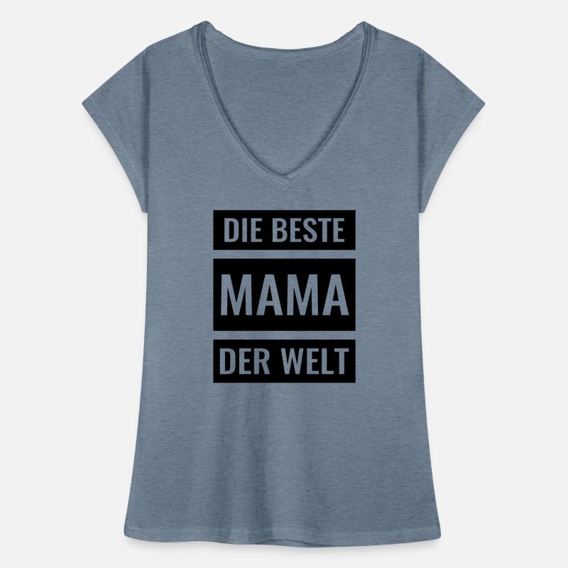 Beste Mama der Welt weltbeste Mutter Geschenkidee Frauen Vintage T-Shirt