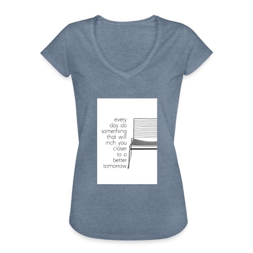 every day - Vintage-T-skjorte for kvinner