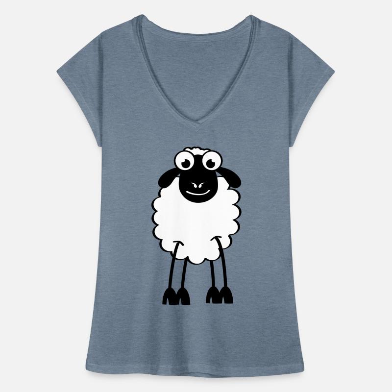 Schafe, weiße oder schwarze Schafe. Träumen oder schlafen Frauen Vintage T-Shirt