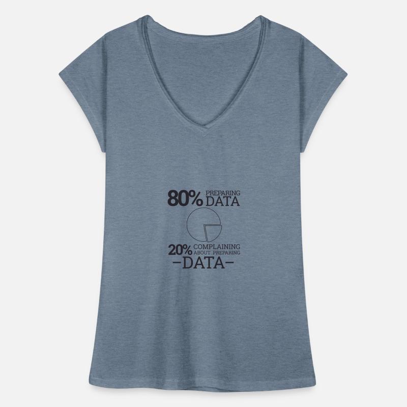 "Complaining Preparing Data" | Data Scientist Frauen Vintage T-Shirt