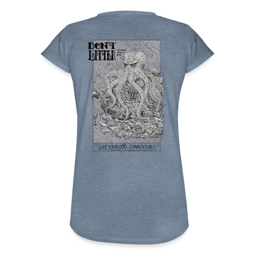 Not our Oceans | Gray x White - Women's Vintage T-Shirt