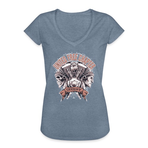 SkullLadies Gear [Reverse Design] - Frauen Vintage T-Shirt