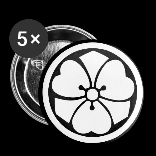 iaido_symbol - Buttons/Badges stor, 56 mm (5-pack)