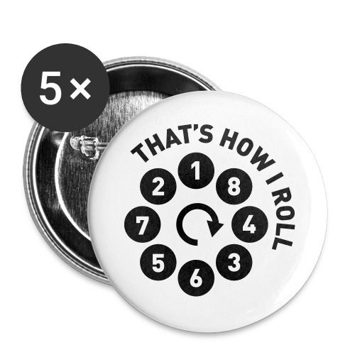 Rolling the V8 way - Autonaut.com - Buttons large 2.2''/56 mm (5-pack)