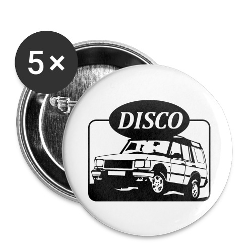 Landie Disco - Autonaut.com - Buttons large 2.2''/56 mm (5-pack)