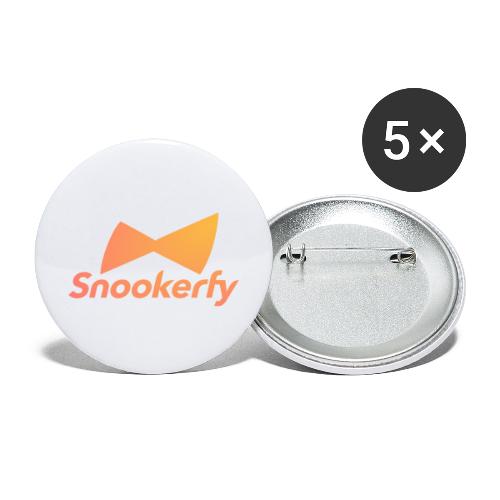 Snookerfy - Buttons large 2.2''/56 mm (5-pack)