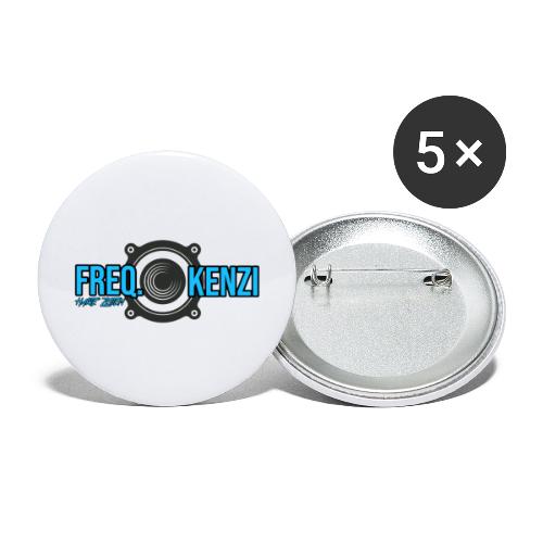 FreQ.Kenzi HZ Logo - Buttons groß 56 mm (5er Pack)