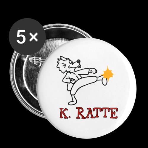 Komiks karate - Buttons/Badges stor, 56 mm (5-pack)
