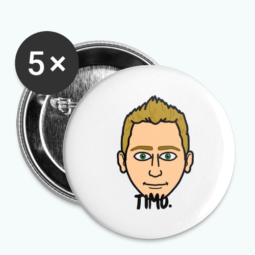 Logo TIMO. - Buttons groot 56 mm (5-pack)