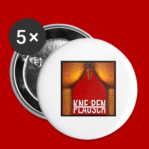 Kneipenplausch Cover Edition - Buttons groß 56 mm (5er Pack)