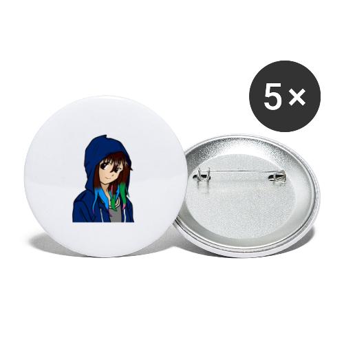 HanhduZz Youtube - Buttons/Badges stor, 56 mm (5-pack)