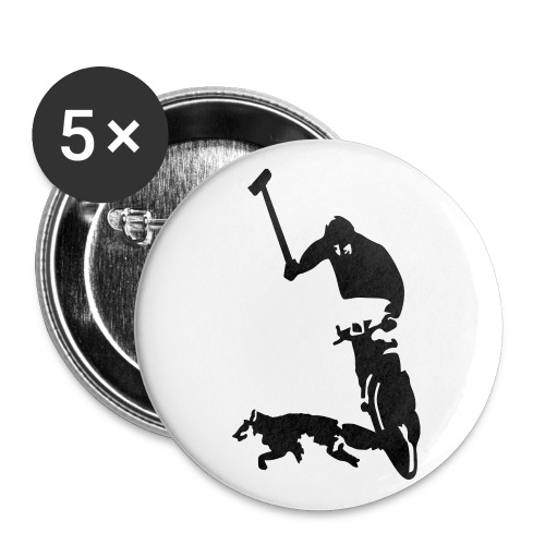 urbanhunter - Buttons large 2.2''/56 mm (5-pack)