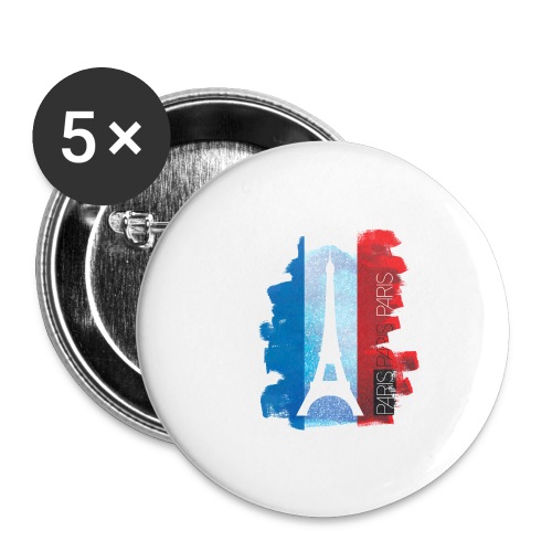 PARIS FRANCE - Buttons large 2.2''/56 mm (5-pack)