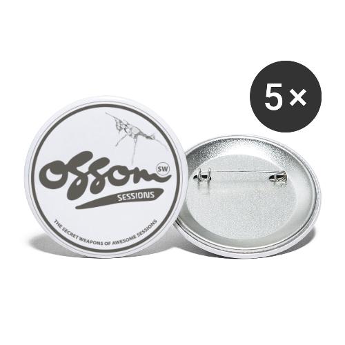 Ossom Sessions - Buttons large 2.2''/56 mm (5-pack)