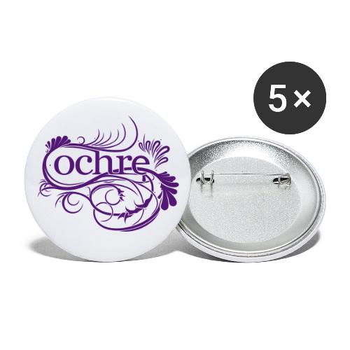 Ochre Logo - Buttons large 2.2''/56 mm (5-pack)