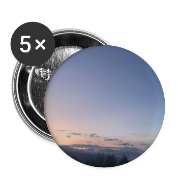 Dämmerungszauber am Wald - Buttons large 2.2''/56 mm (5-pack) - white - Front