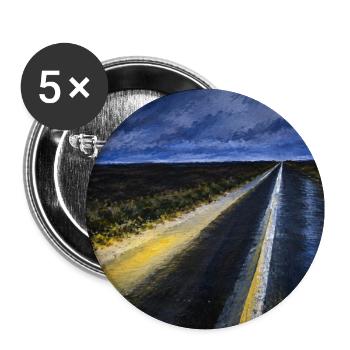 Endloser Weg - Buttons groß 56 mm (5er Pack) - Weiß - Vorne
