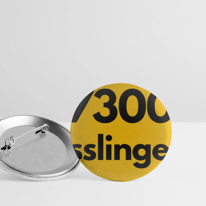 OLD POSTCODE ZIP CODE RETRO 7300 ESSLINGEN SCHABEN Buttons large 2.2''/56 mm (5-pack)