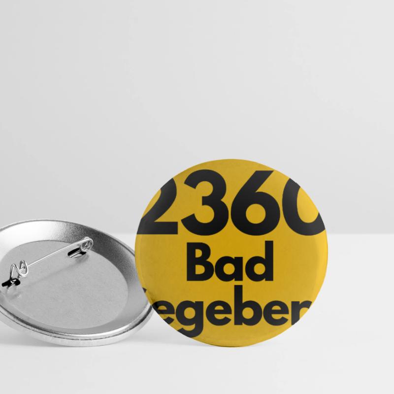 OLD POSTCODE POSTCODE RETRO 2360 BAD SEGEBERG Buttons large 2.2''/56 mm (5-pack)