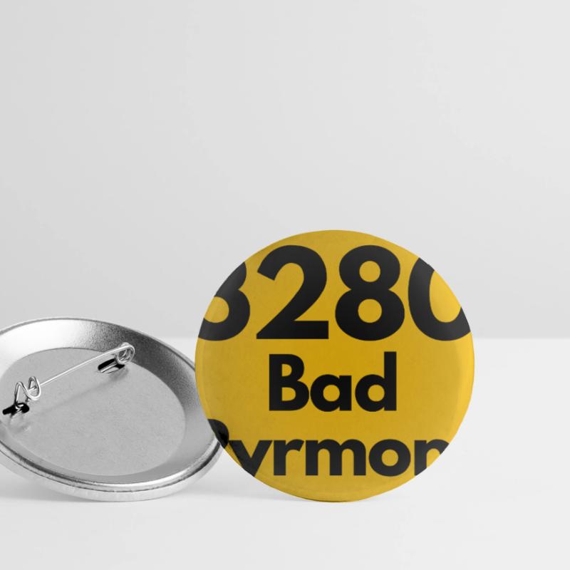 OLD POSTCODE POSTCODE RETRO 3280 BAD PYRMONT Buttons large 2.2''/56 mm (5-pack)