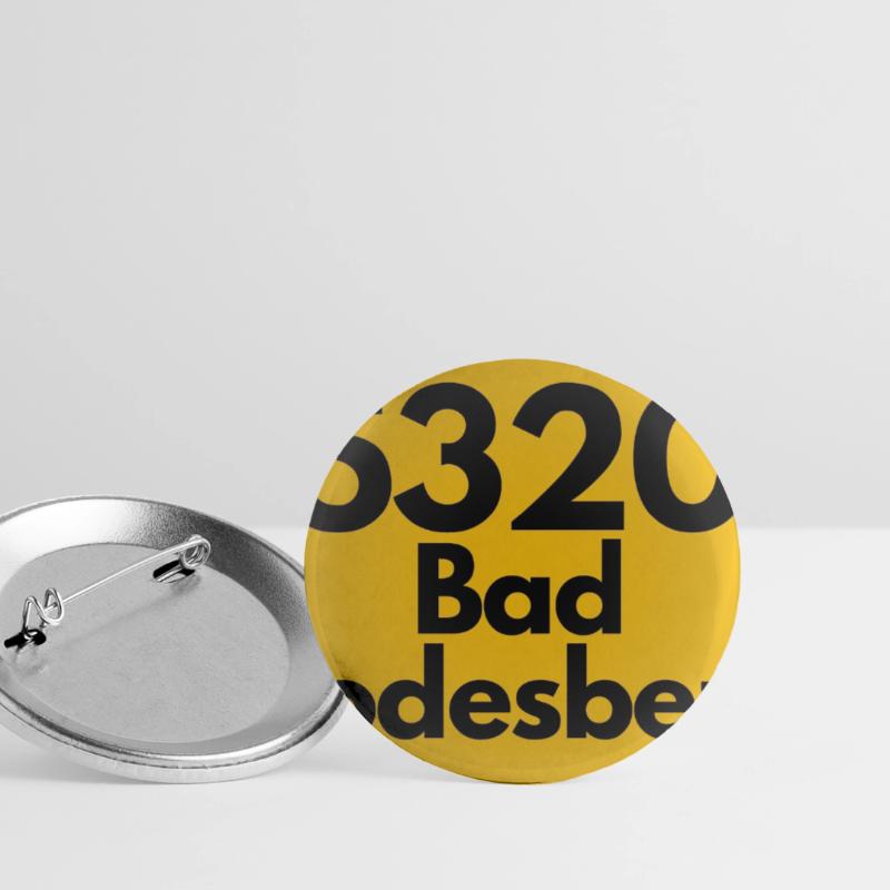 OLD POSTCODE POSTCODE RETRO 5320 Bad Godesberg NRW Buttons large 2.2''/56 mm (5-pack)