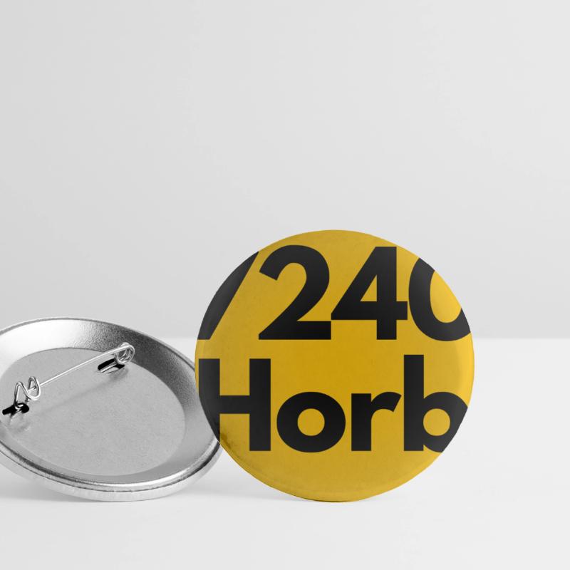 OLD POSTCODE POSTCODE RETRO 7240 HORB HEIMATSTOLZ Buttons large 2.2''/56 mm (5-pack)