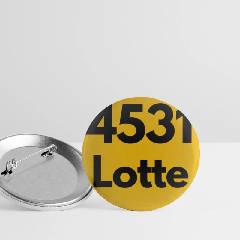 OLD POSTCODE POSTCODE RETRO 4531 LOTTE HEIMATSTOLZ Buttons large 2.2''/56 mm (5-pack)