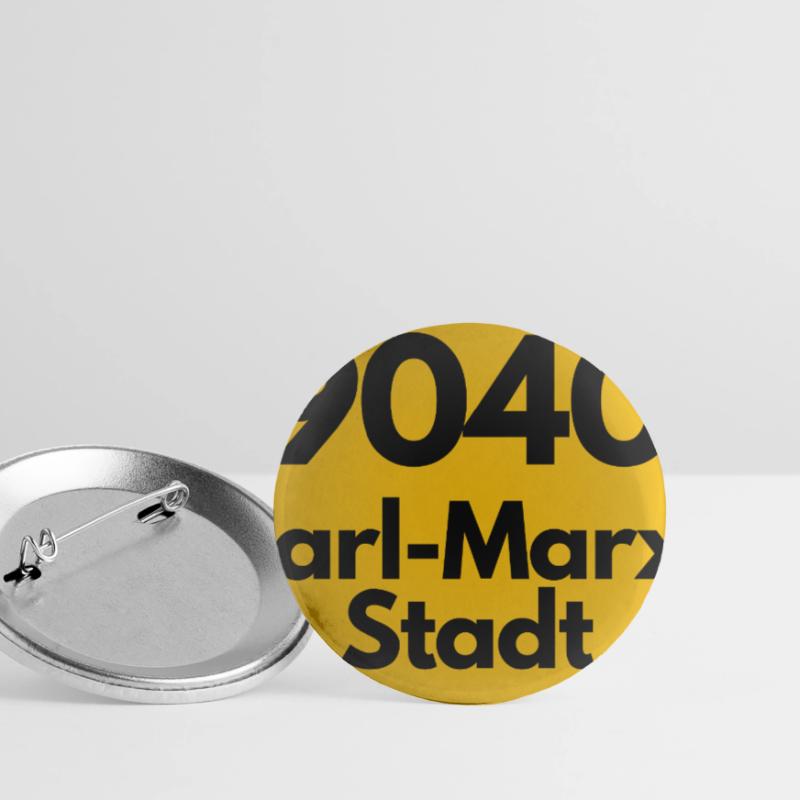 9040 POSTCODE SAXONY KARL MARX CITY OLD POSTCODE Buttons large 2.2''/56 mm (5-pack)