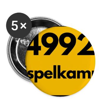 ALTE POSTLEITZAHL 4992 PLZ 32339 ESPELKAMP NRW - Buttons groß 56 mm (5er Pack) - Weiß - Vorne